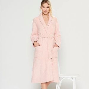 Barefoot dreams cozy chic unisex long wrap cozy robe like new! Org $125.00
